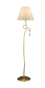 M0543  Paola Gold 170cm Floor Lamp 1 Light